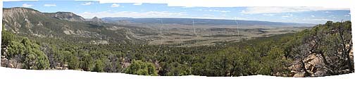 Basin from the northeast