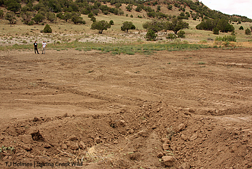 Cody and John in the northwest pond.