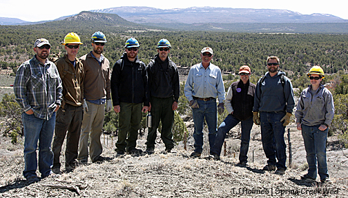 Derrick (BLM), Kevin, Sean, Paul, Kevin, Tom Kelly, Kathe Hayes, Dave and Sara.