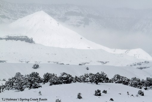 Snow on McKenna Peak.