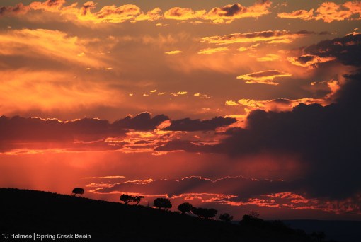 Sunset from Spring Creek Basin