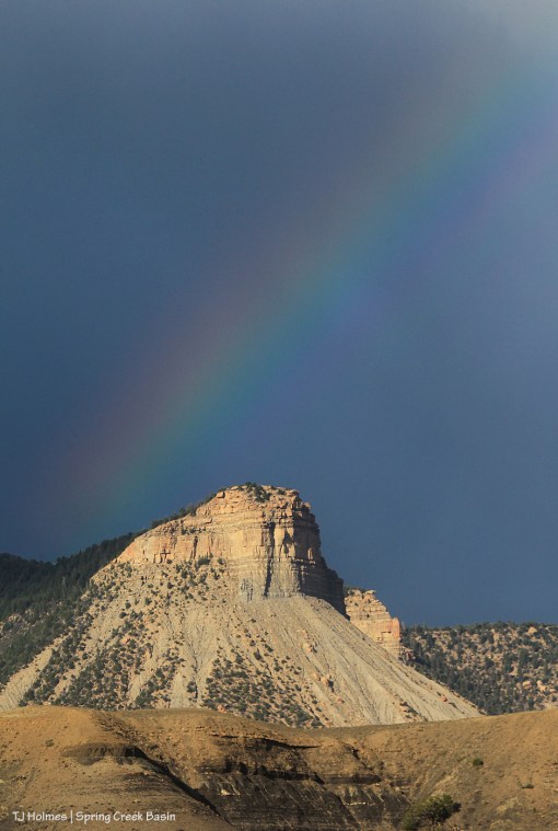 Rainbow over Temple Butte