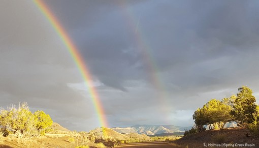 Disappointment Road double rainbow