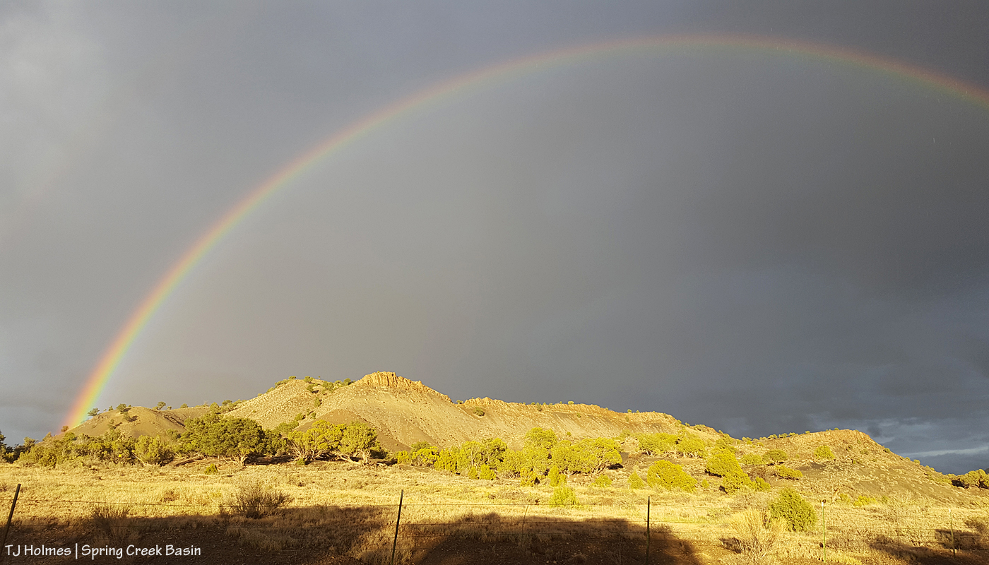 Disappointment Road double rainbow