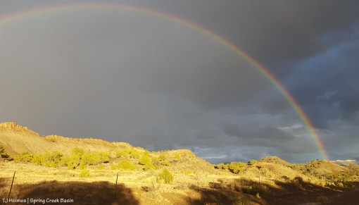 Disappointment Road double rainbow