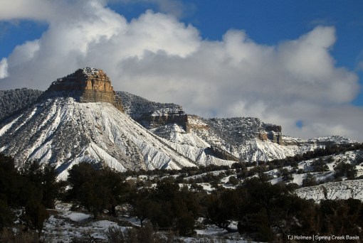 Temple Butte from Spring Creek Basin
